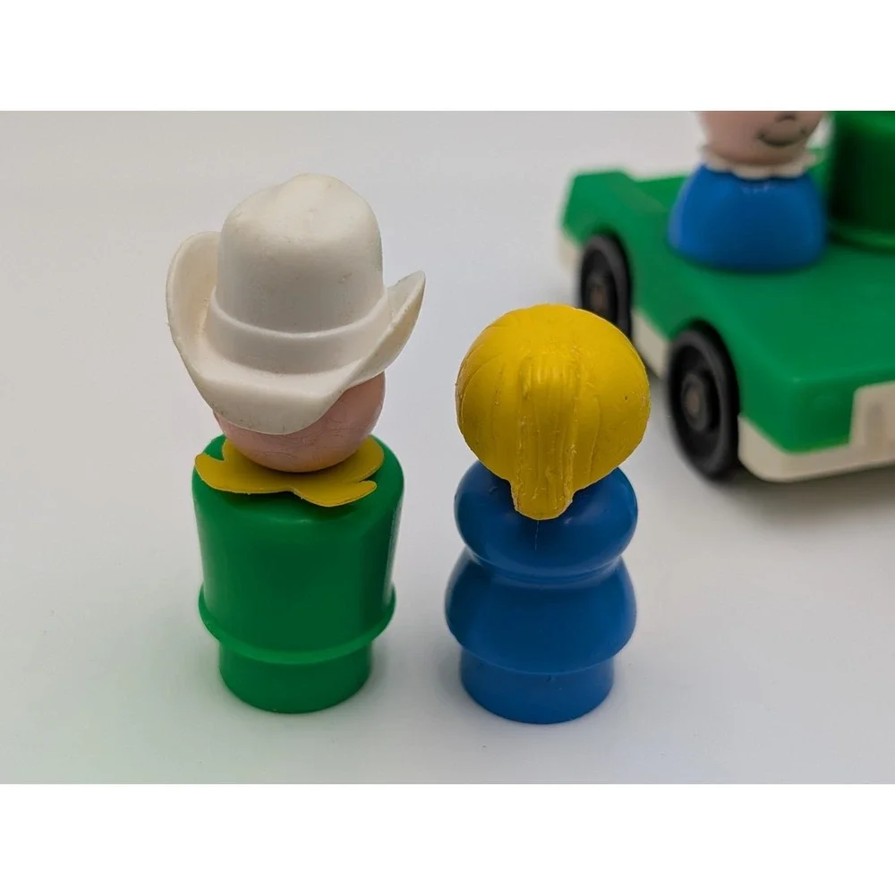 Fisher‎ Price Little People Plastic Head Body Lot of 10 Freckle Boy Car